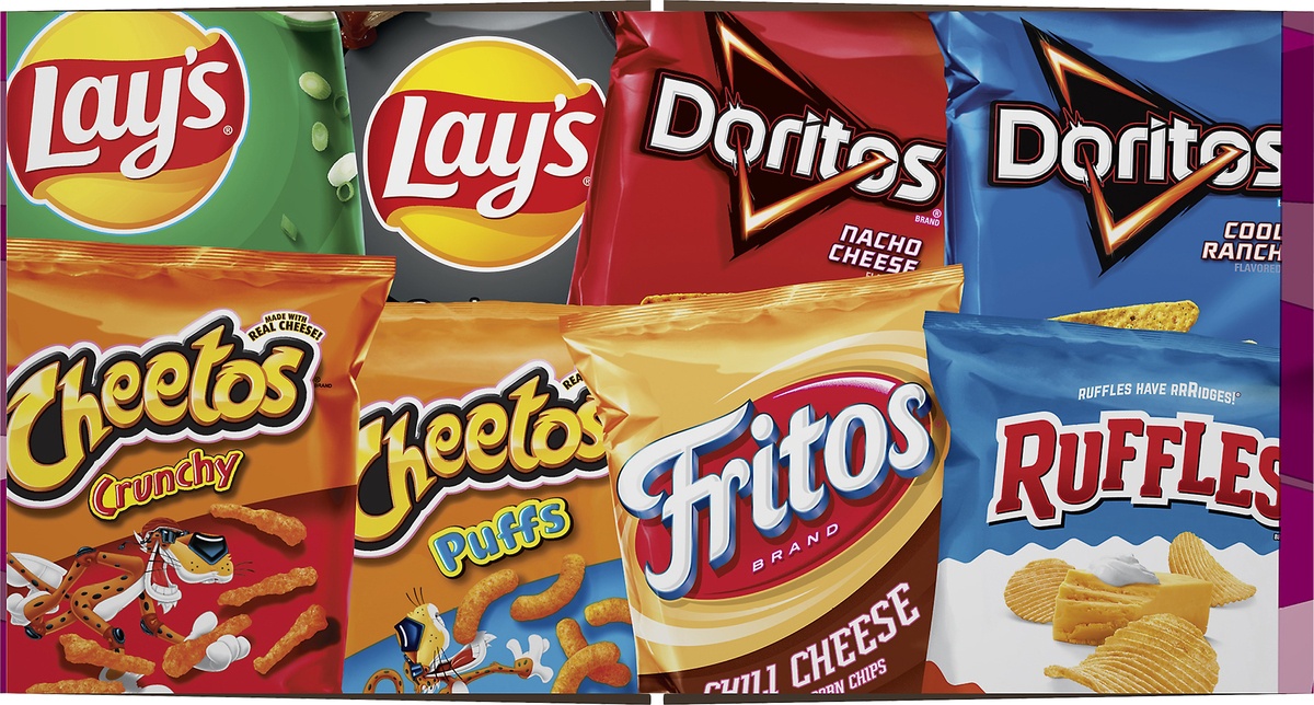 slide 6 of 8, Frito-Lay Flavor Mix Mega Size Variety Pack Smart Buy Value Pack, 42 ct