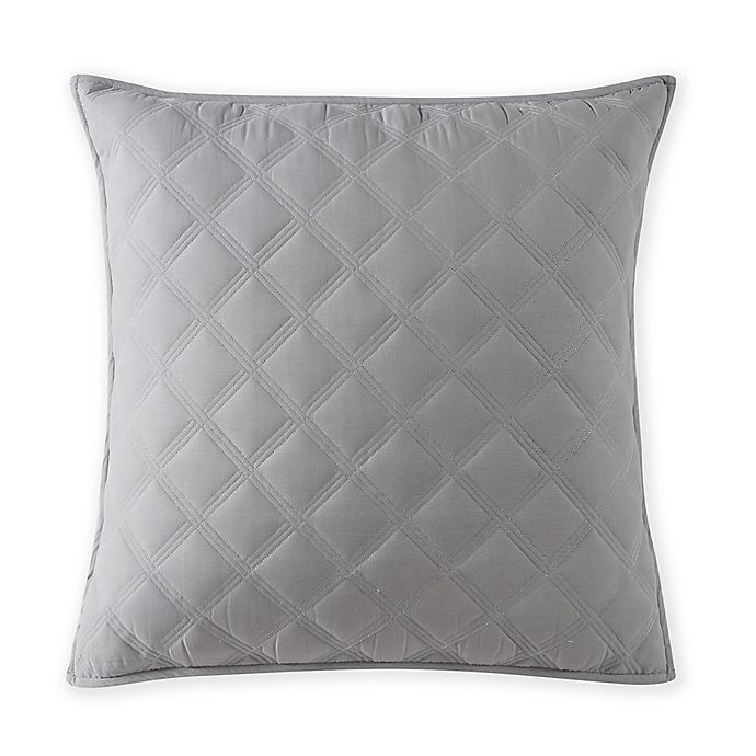 slide 1 of 1, Bridge Street Parker European Pillow Shams - Grey, 1 ct