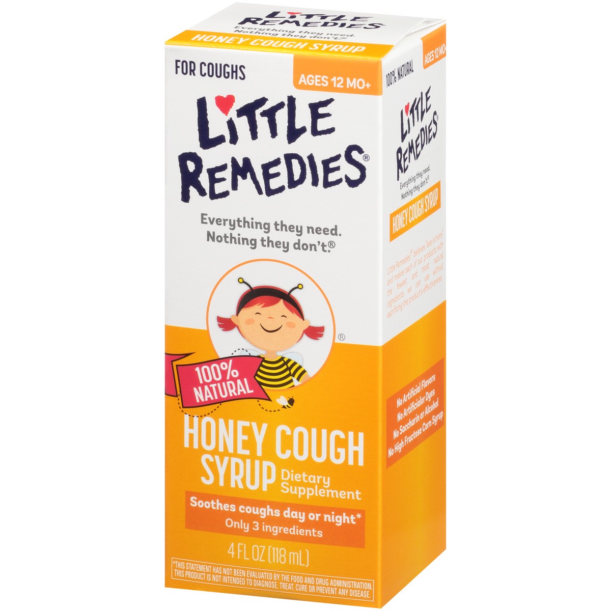 slide 10 of 10, Little Remedies Honey Cough Syrup, 100% Natural, 12 Months & up, 4 fl oz, 4 fl oz