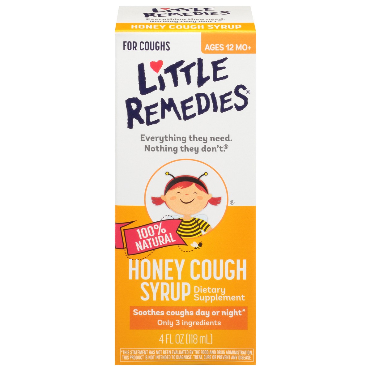 slide 7 of 10, Little Remedies Honey Cough Syrup, 100% Natural, 12 Months & up, 4 fl oz, 4 fl oz