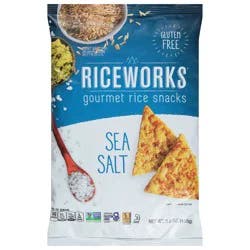 Riceworks Gourmet Sea Salt Rice Snacks 5.5 oz