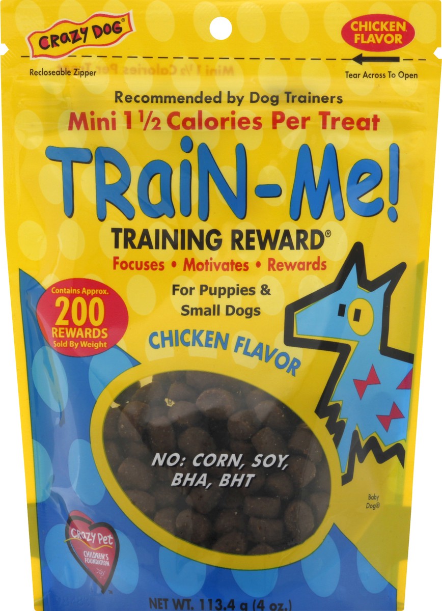 slide 5 of 12, Train Me Chicken Flavor Training Reward 113.4 g, 113.40 g