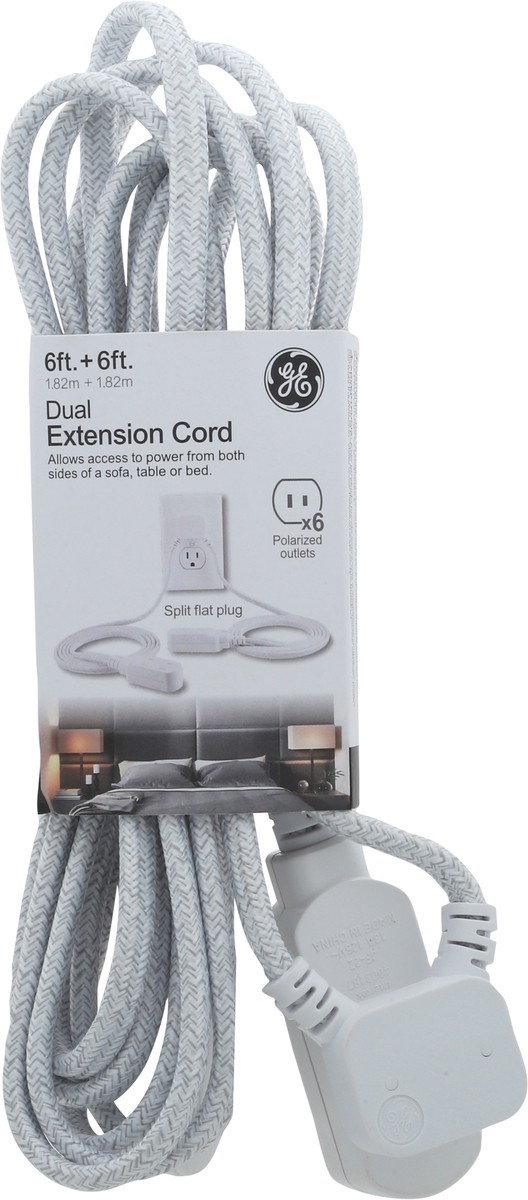 slide 6 of 12, GE Dual Extension Cord 1 ea, 1 ct