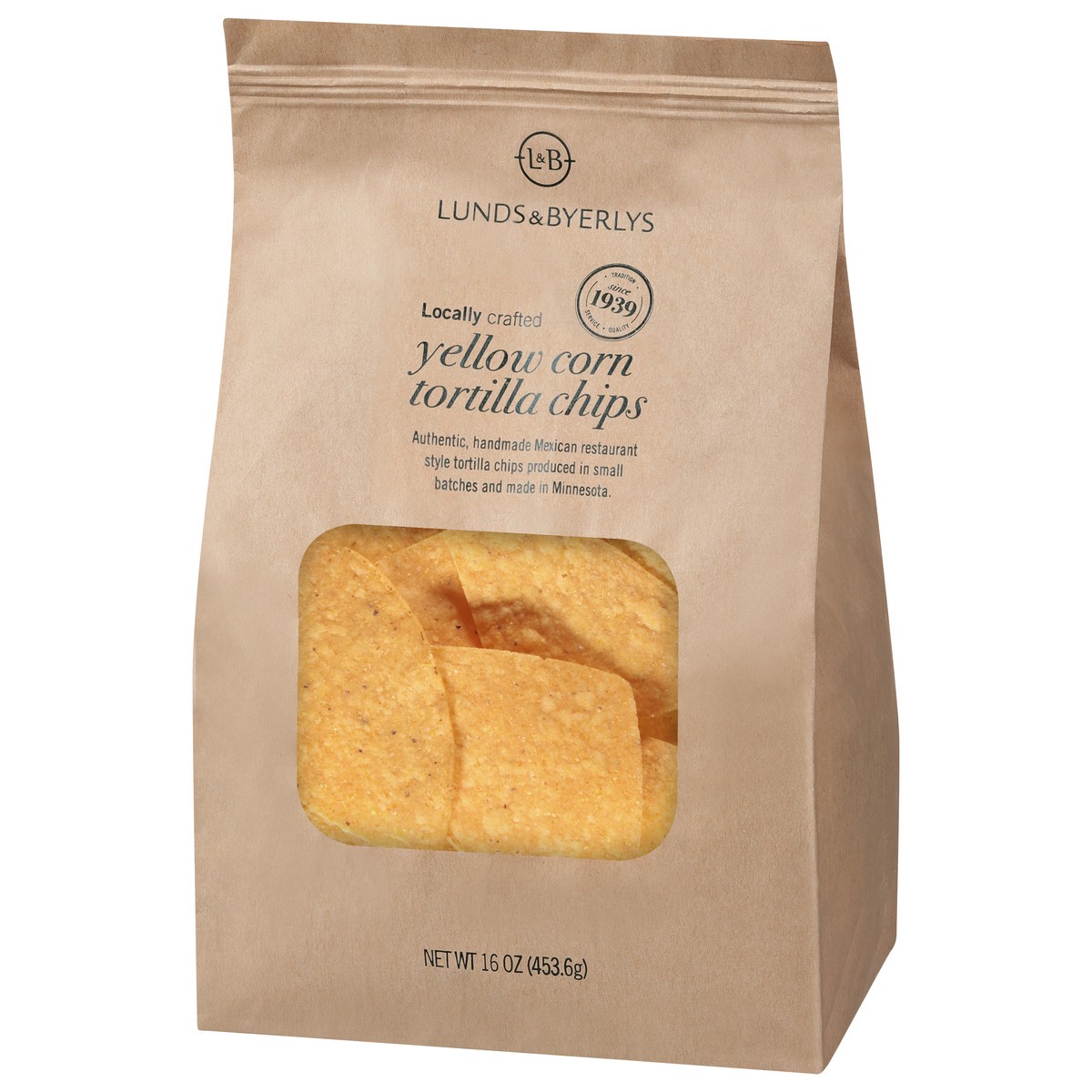 slide 4 of 13, Lunds & Byerlys Yellow Corn Tortilla Chips 16 oz, 16 oz