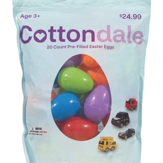 slide 1 of 1, COTTONDALE Pre-Filled Easter Eggs -Die-Cast, 1 ct