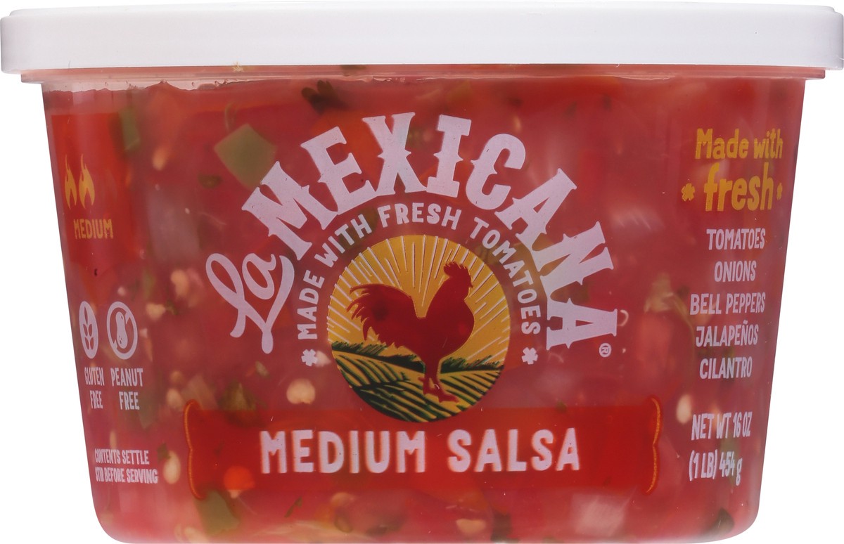 slide 6 of 9, La Mexicana Medium Salsa 16 oz, 16 oz