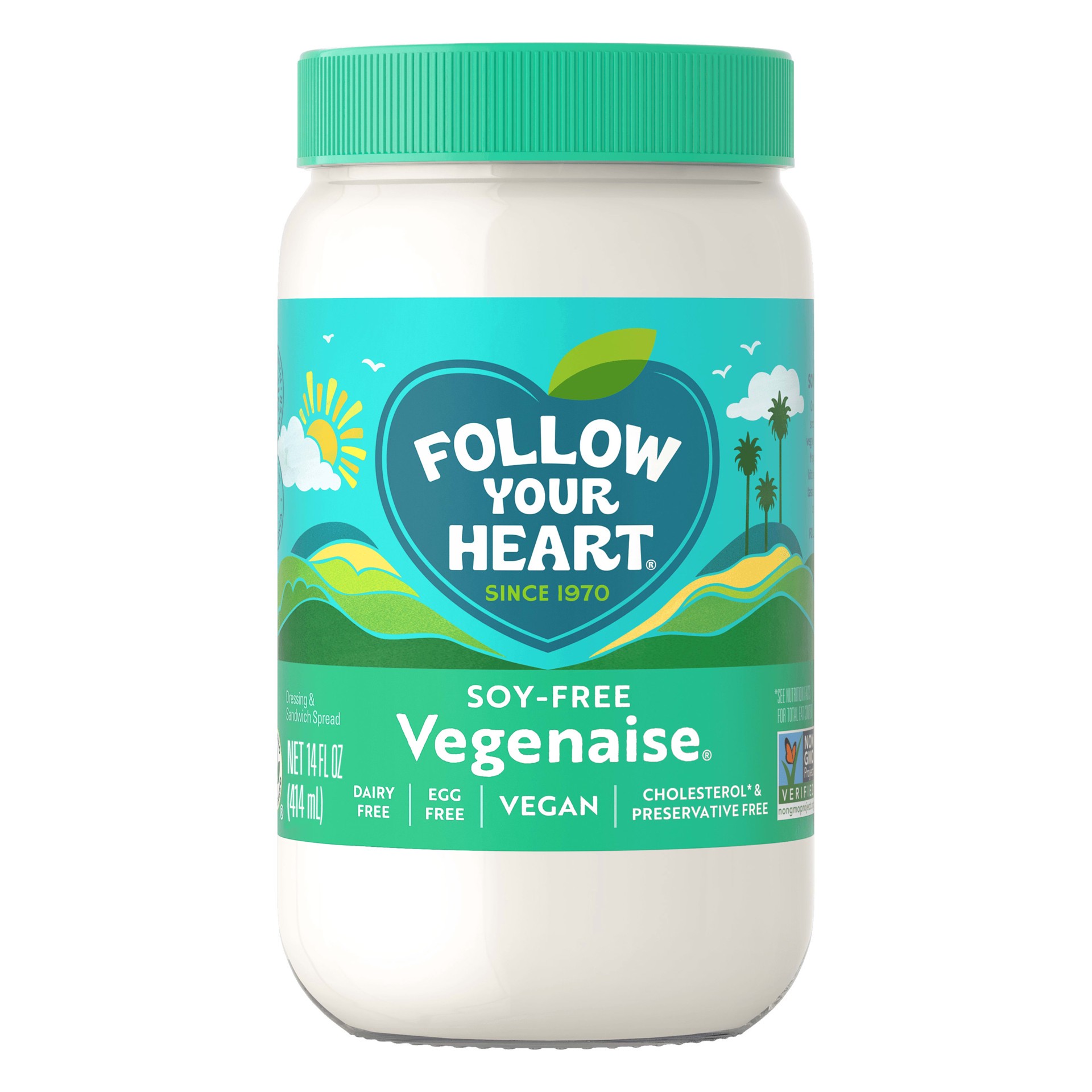 slide 1 of 2, Follow Your Heart Soy-free Vegenaise, 16 fl oz