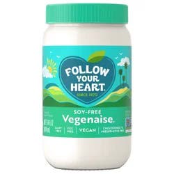 Follow Your Heart Dairy Free Soy Free Vegan Mayo, 14 FL OZ Jar