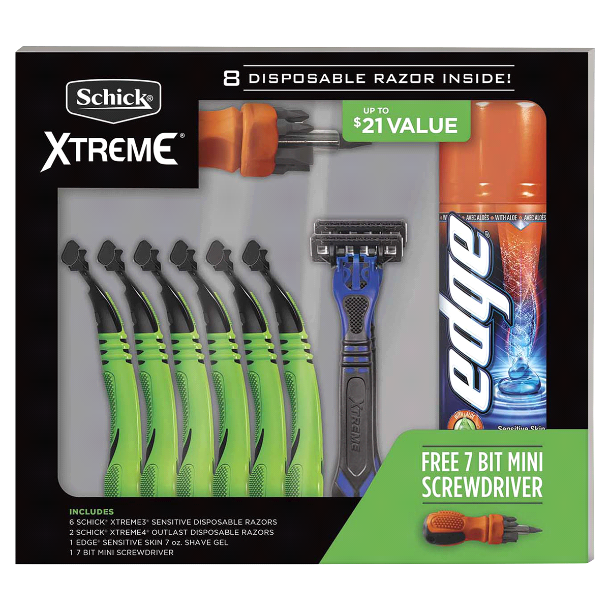 slide 1 of 1, Xtreme3 Disposable Holiday Gift Set, 6 ct