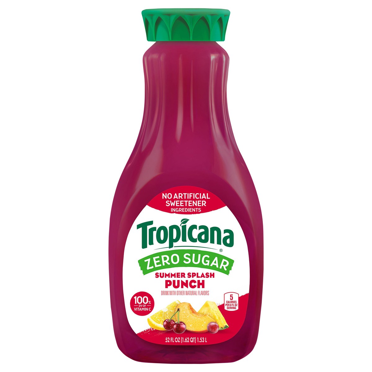 Tropicana Zero Sugar Fruit Punch 52 Fl Oz Bottle 52 fl oz Shipt