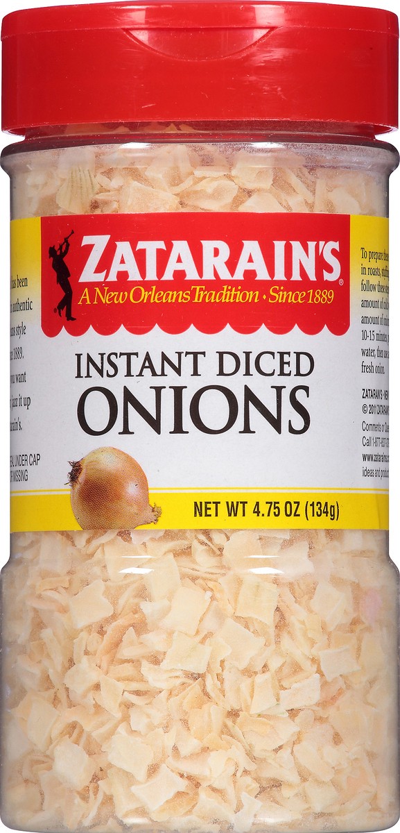 slide 5 of 6, Zatarain's Instant Diced Onions, 4.75 oz