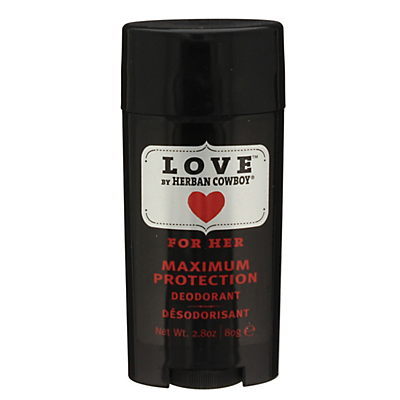slide 1 of 1, Herban Cowboy Deodorant Love Max Protection, 2.8 oz