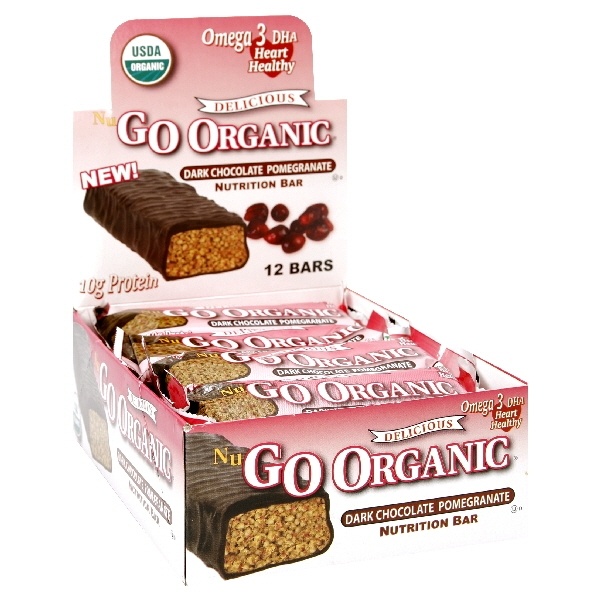 slide 1 of 1, NuGo Go Organic Chocolate Pom Caddie, 12 ct; 21.19 oz