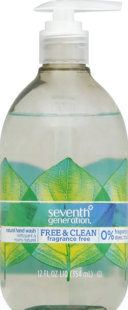 slide 1 of 1, Seventh Generation Hand Wash 12 oz, 12 oz