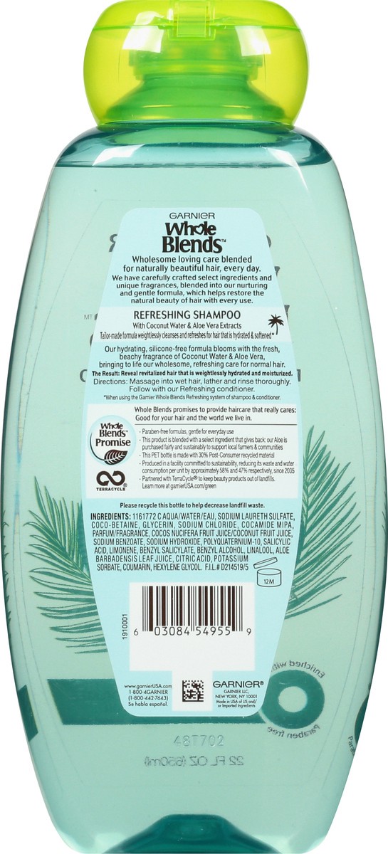 slide 2 of 11, Whole Blends Refreshing Coconut Water & Aloe Vera Extracts Shampoo 22 oz, 22 oz