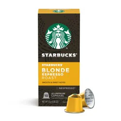 Starbucks Coffee Nespresso Blonde - 10 ct