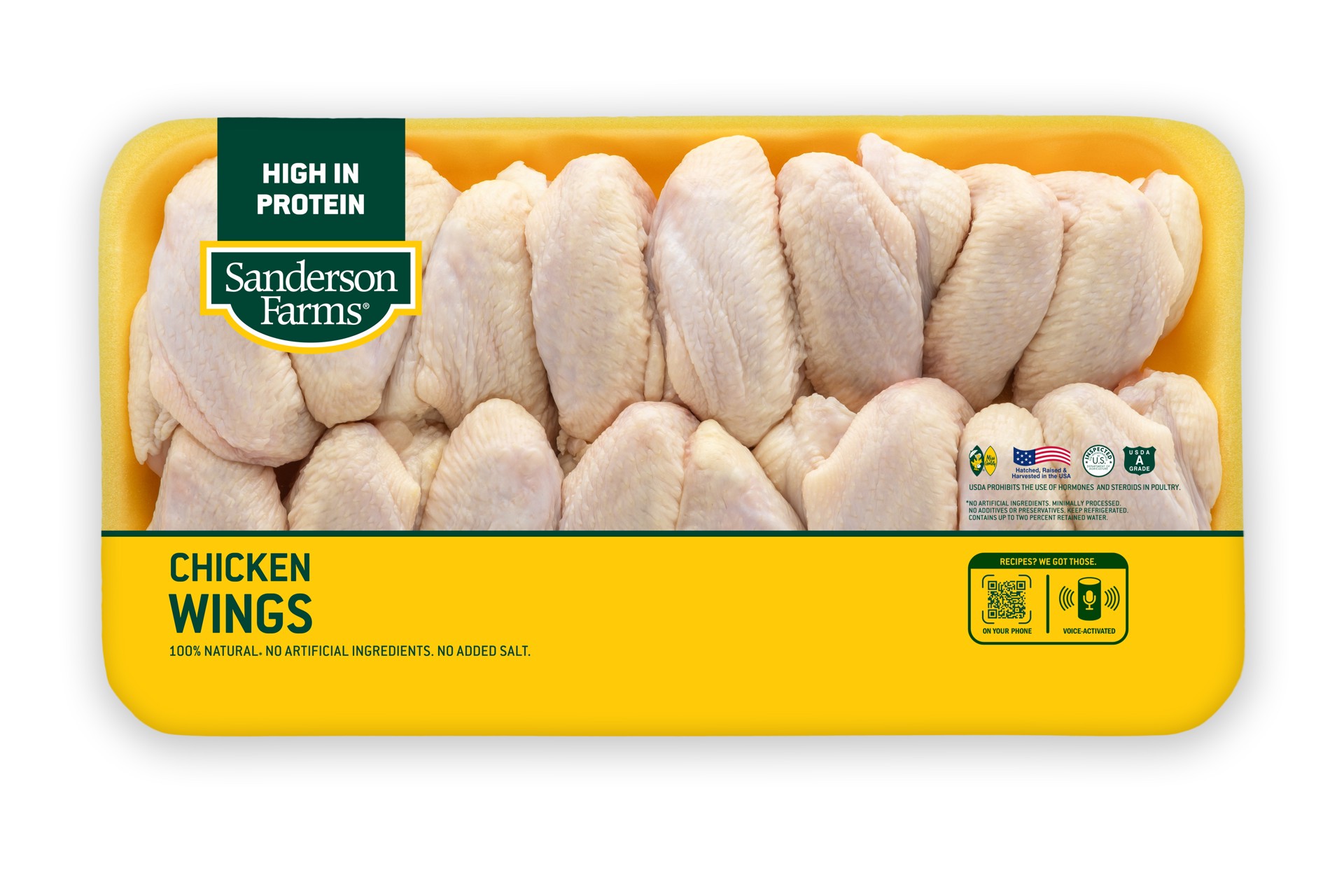 slide 1 of 1, Sanderson Farms Chicken Wings, per lb