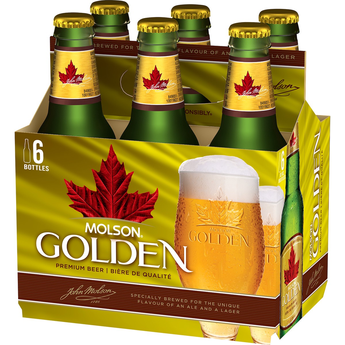 slide 6 of 7, Molson Beer, 6 Pack, 12 fl. oz. Bottles, 5% ABV, 6 ct; 12 oz