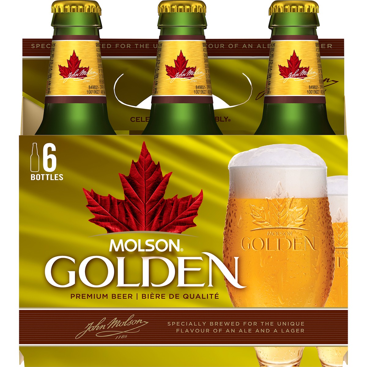 slide 7 of 7, Molson Beer, 6 Pack, 12 fl. oz. Bottles, 5% ABV, 6 ct; 12 oz