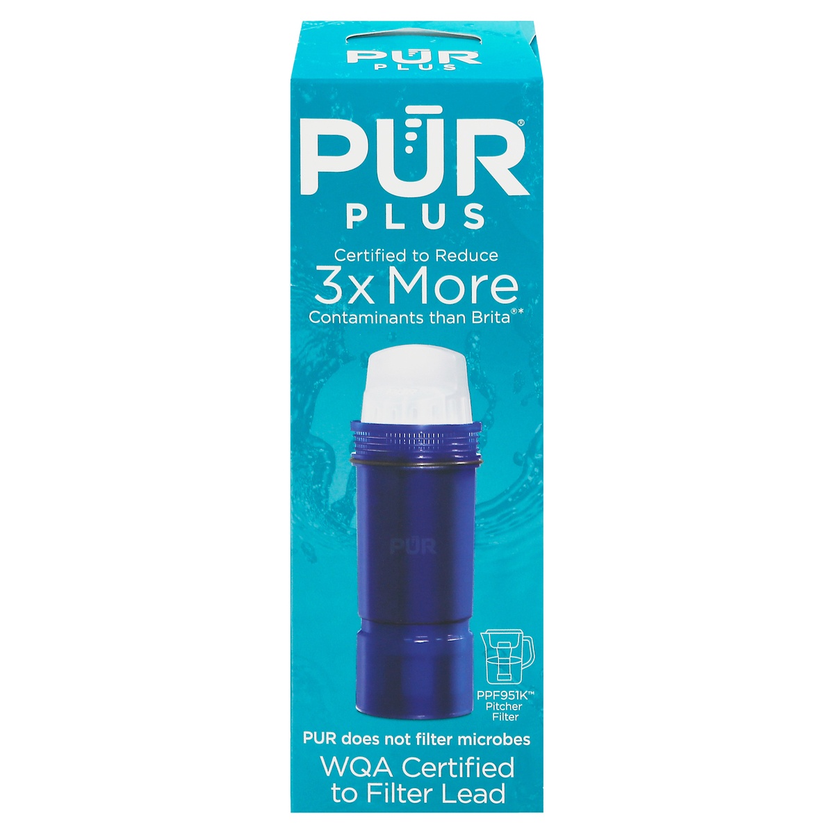 slide 1 of 2, PUR Lead Reduction Water Pitcher Filter - PPF951K1, 1 ct