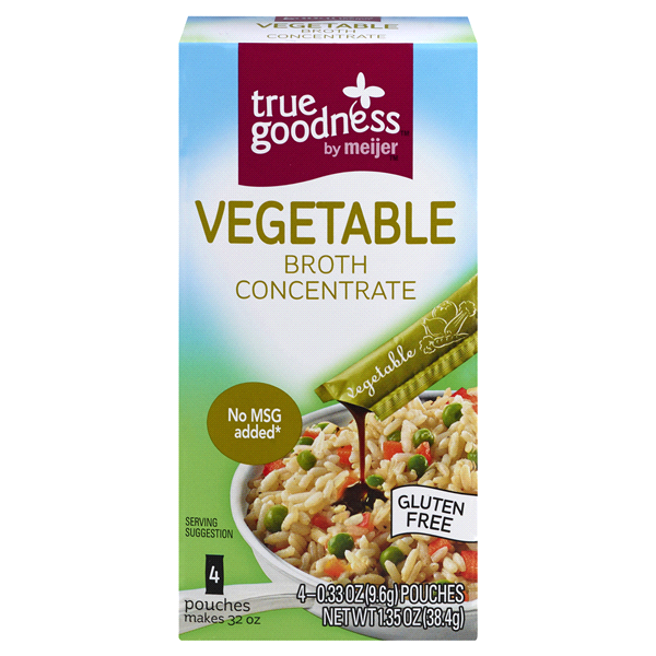 slide 1 of 5, True Goodness Vegetable Broth Concentrate, 4 ct