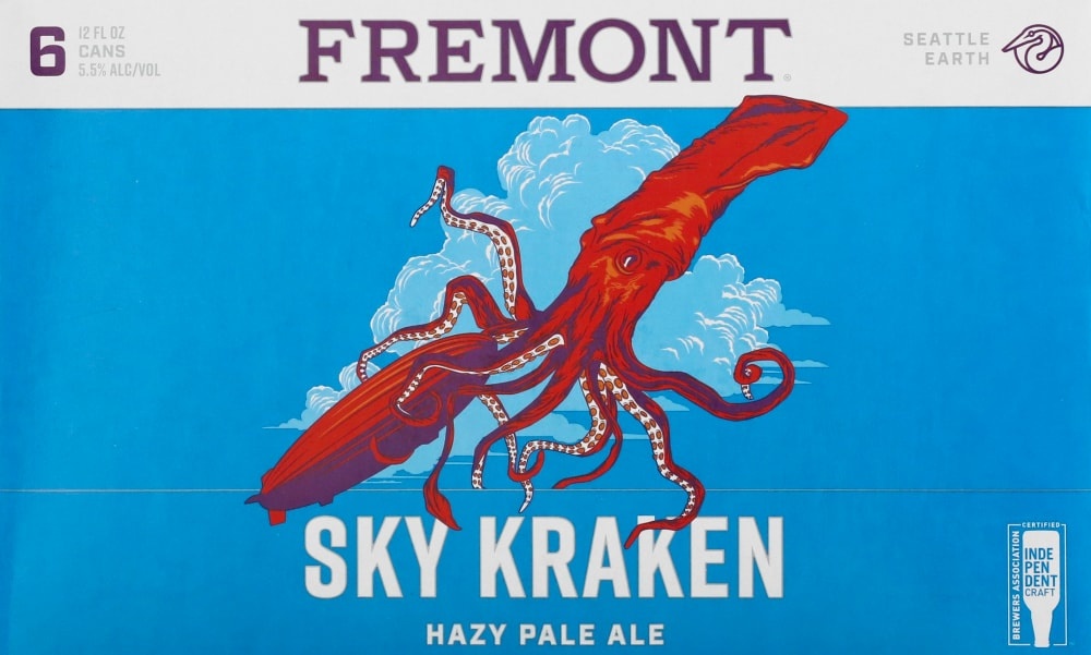slide 1 of 1, Fremont Brewing Sky Kraken Hazy Pale Ale, 6 ct; 12 fl oz