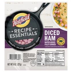 Hatfield Diced Cooked Ham 8 Oz - 8 Oz
