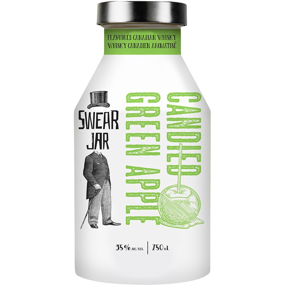 slide 1 of 1, Swear Jar Candied Green Apple Whsk, 750 ml