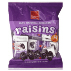 slide 1 of 1, Harris Teeter Mini Snack Pack Raisins, 7 oz