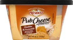 Président Pub Cheese Cheese 8 oz