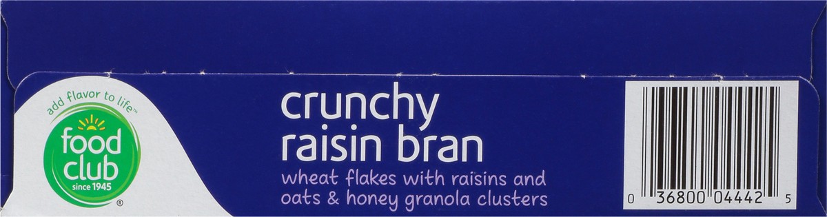 slide 5 of 11, Food Club Cereal, Raisin Bran, Crunchy, 18.19 oz