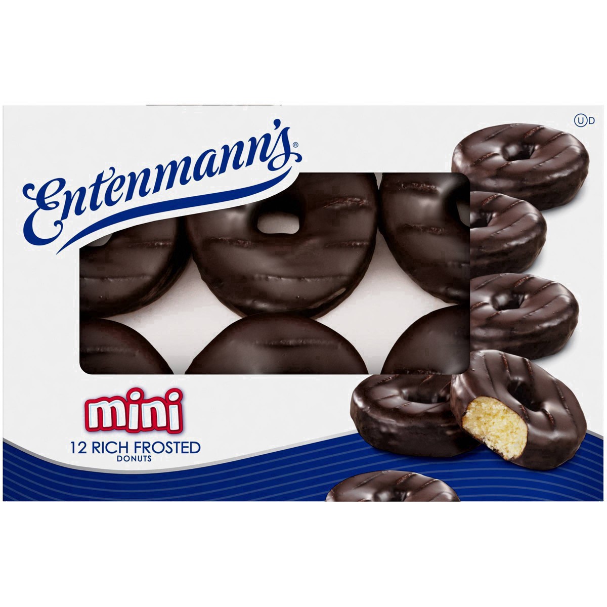 slide 5 of 44, Entenmann's Mini Rich Frosted Donuts, 12 count, 12 ct