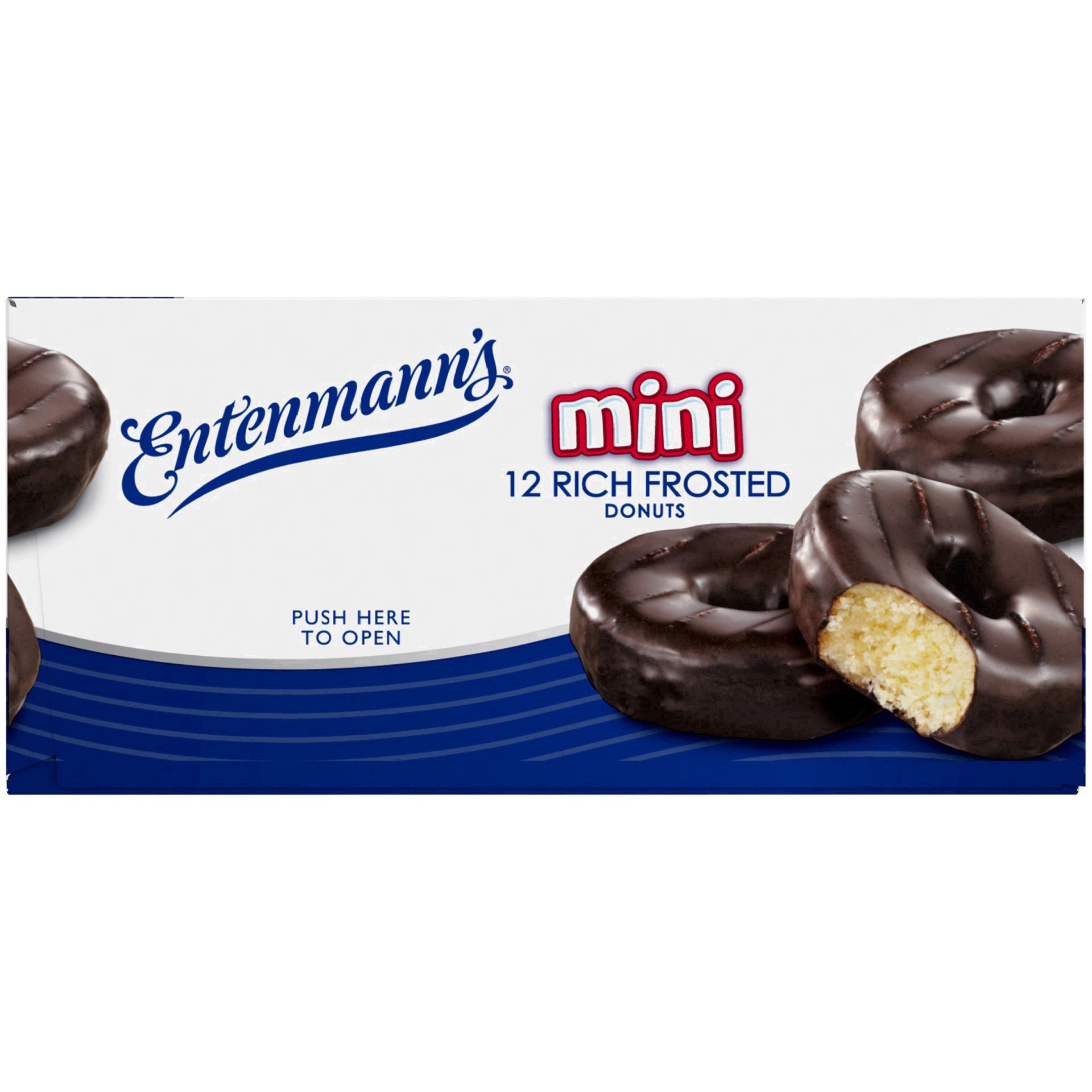 slide 11 of 44, Entenmann's Mini Rich Frosted Donuts, 12 count, 12 ct