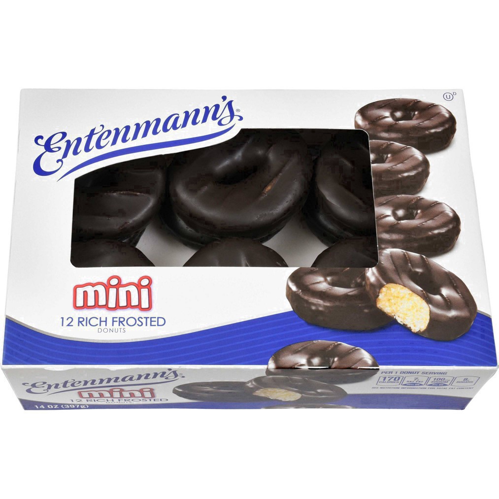 slide 37 of 44, Entenmann's Mini Rich Frosted Donuts, 12 count, 12 ct