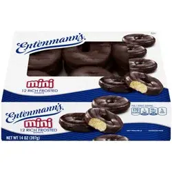 Entenmann's Mini Rich Frosted Donuts, 12 count