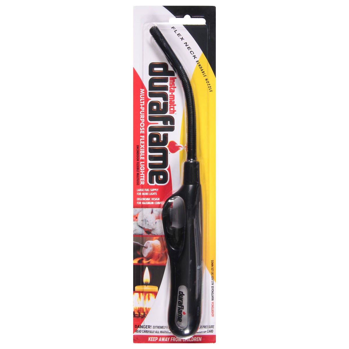 slide 1 of 1, Duraflame Insta-Match Multi-Purpose Flexible Lighter 1 ea, 1 ct