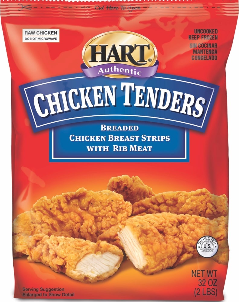 slide 1 of 1, Hart Authentic Chicken Tenders, 32 oz