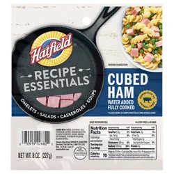 Hatfield Cubed Cooked Ham - 8 oz