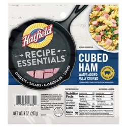 Hatfield Cubed Cooked Ham - 8 Oz