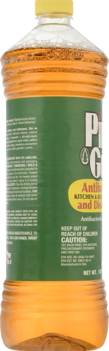 slide 7 of 10, Pine Glo Antibacterial & Disinfectant Kitchen & Bathroom Cleaner 40 fl oz, 40 fl oz