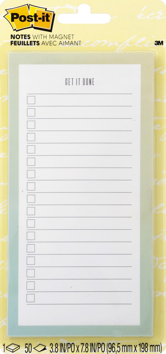 slide 5 of 6, Post-it Watercolor Lined Notepad, 4 in x 8 in