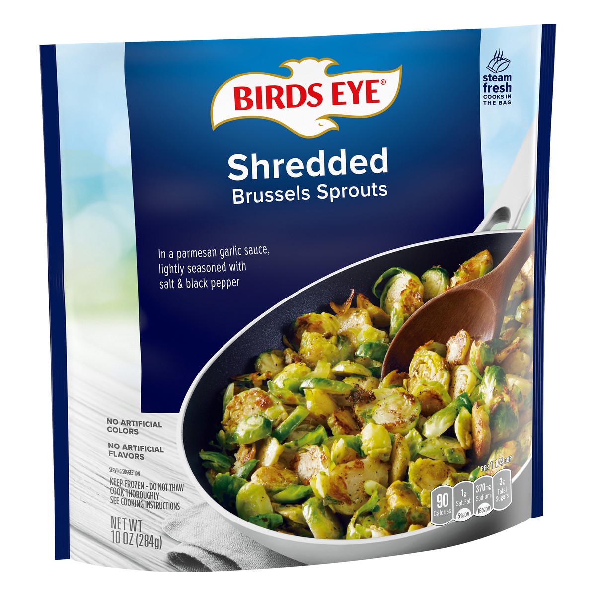 slide 2 of 10, Birds Eye Shredded Frozen Brussel Sprouts in Garlic Sauce, 10 oz