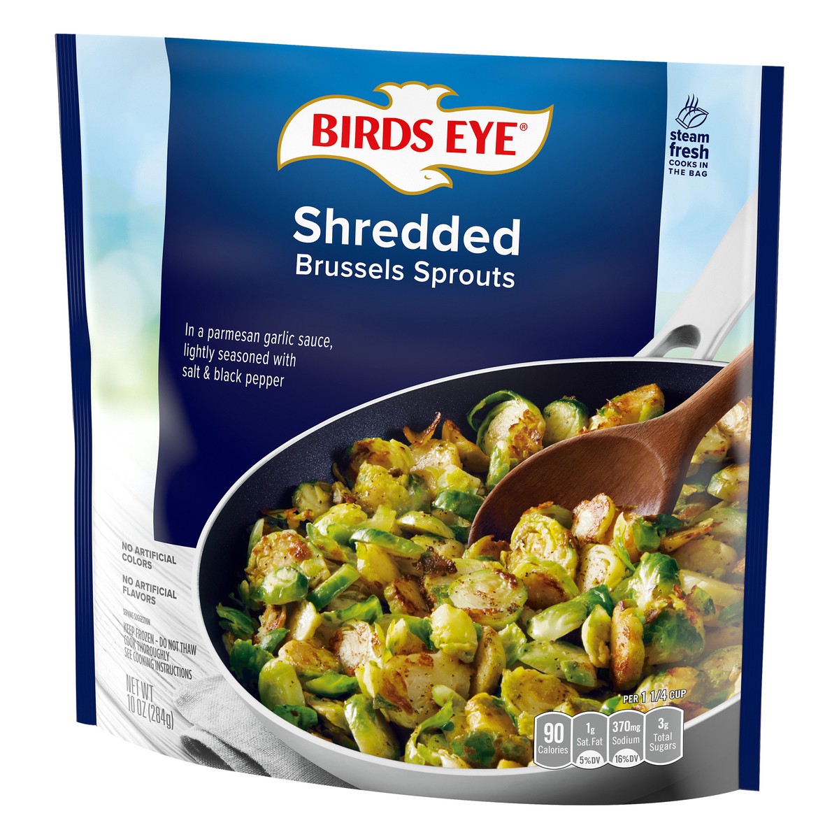 slide 3 of 10, Birds Eye Shredded Frozen Brussel Sprouts in Garlic Sauce, 10 oz