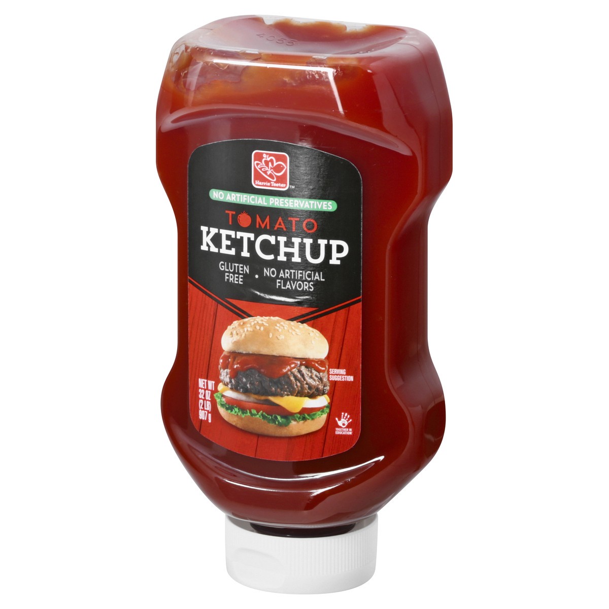 slide 5 of 9, Harris Teeter Ketchup, 32.1 ct