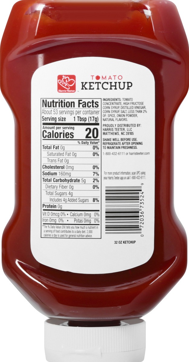 slide 7 of 9, Harris Teeter Ketchup, 32.1 ct