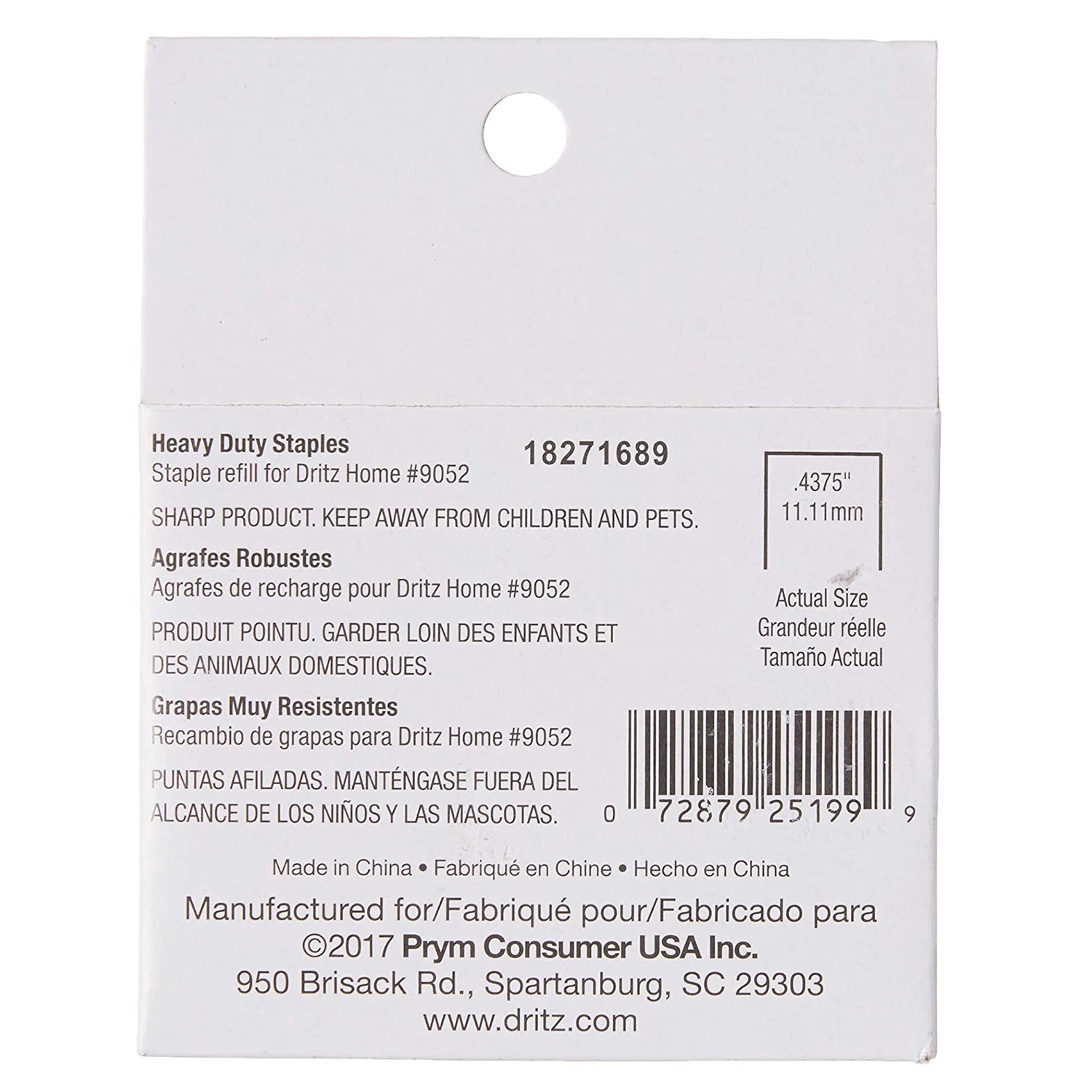 slide 2 of 4, Dritz Home Heavy Duty Staples, 7/16 in