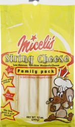 Miceli's Family Pack Part-Skim Low-Moisture Mozzarella String Cheese 12 oz