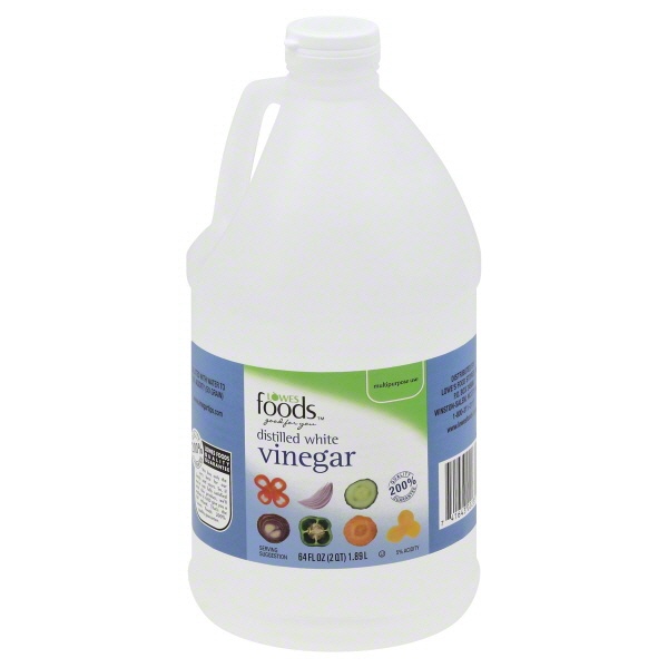 slide 1 of 1, Lowes Foods Distilled White Vinegar, 64 oz