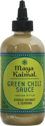 Maya Kaimal Hot Indian Style Green Chili Sauce - 9.5 oz