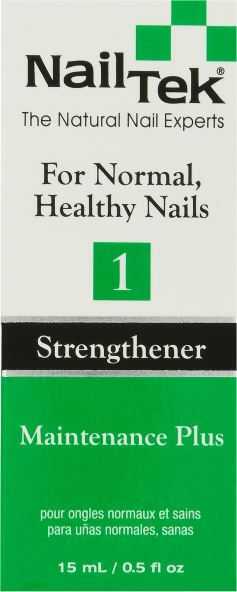 slide 7 of 9, Nail Tek Maintenance Plus 1 for Strong Healthy Nails Nail Strengthener, 0.5 fl oz